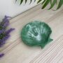 Emerald Green Seashell Trinket Tray/ Soap Dish, thumbnail 1 of 8