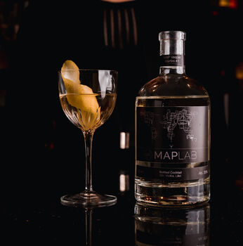 'Map Vesper Martini' Handcrafted Bottled Cocktail, 2 of 5
