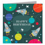 Space Birthday Card, thumbnail 2 of 5