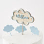 Personalised Clouds Birthday Cake Topper, thumbnail 2 of 7