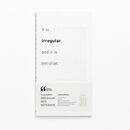 Blank/Grid/Irregular Recycled Paper Notebook By Toothpic Nations ...