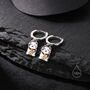 Super Cute Maneki Neko Cat Huggie Earrings, thumbnail 5 of 10
