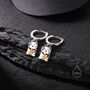 Super Cute Maneki Neko Cat Huggie Earrings, thumbnail 5 of 9