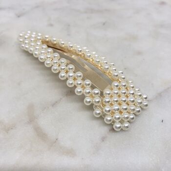 Large Pearl Hair Clip, 2 of 5