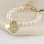 Tiny Freshwater Pearl Christening Bracelet, thumbnail 1 of 10