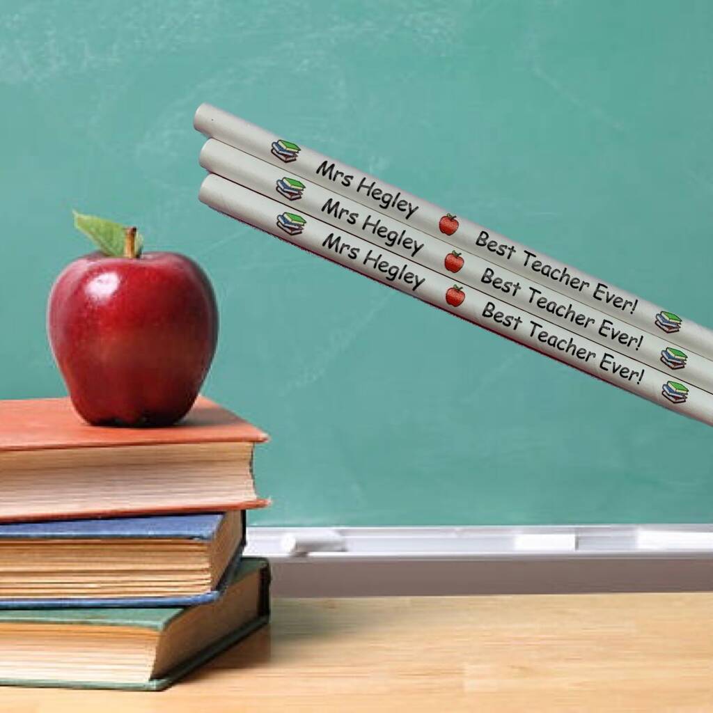 Best Teacher Personalised Paper Straws Box Of 20 Straws