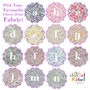 Liberty Print Custom Birthday Badge Personalised, thumbnail 2 of 8