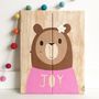 Personalised 'Oh Hello Bear' On Reclaimed Wood, thumbnail 4 of 12