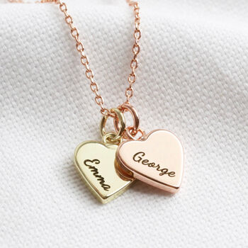 Personalised Family Names Heart Necklace, 5 of 9