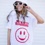 Jammin’ Women’s Slogan T Shirt With Happy Face Biscuit, thumbnail 2 of 4