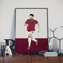 Lucas Paquetá West Ham Football Print, thumbnail 1 of 4