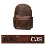 Personalised Brown Leather Backpack With Side Pockets, thumbnail 3 of 11