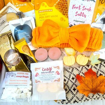 Cosy Season Pamper Hamper | Pumpkin Spice Spa Set, 2 of 8