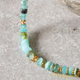 Blue Opal Beaded Short Collar Necklace, thumbnail 3 of 8