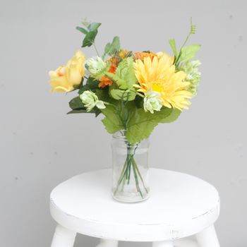 A Vibrant Faux Bouquet Of Yellow Flowers, 4 of 4