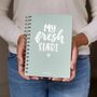 Personalised 'My Fresh Start' Foil Notebook, thumbnail 1 of 9