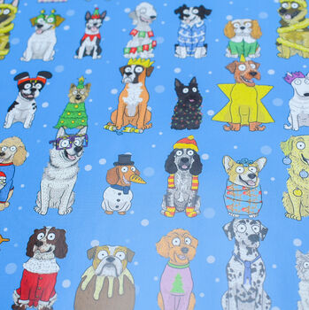 Christmas Dogs Wrapping Paper, 2 of 9