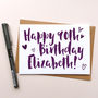 Personalised 'Happy Birthday' Greeting Card, thumbnail 6 of 11