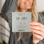 Cat Ear Crazy Cat Lady Sterling Silver Stud Earrings, thumbnail 1 of 4