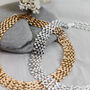 Silver Plated Chain Statement Necklace, thumbnail 6 of 10