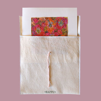 Reusable Organic Cotton Eco Envelope Square, 3 of 4