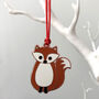 Fox Christmas Tree Decoration, thumbnail 3 of 5