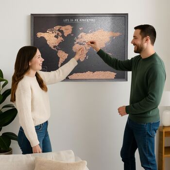World Cork Board Map Travel Gifts, 4 of 12