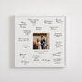 Personalised Wedding Photo Frame Guest Book, thumbnail 5 of 11