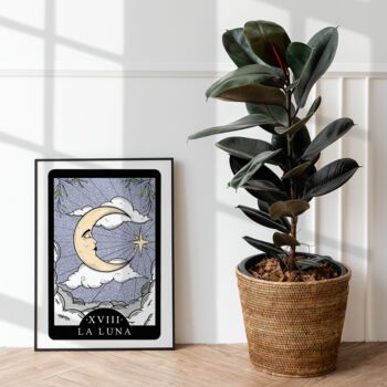 The Moon Tarot Card Premium Art Print, 2 of 2