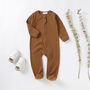 Tiny Alpaca Organic Cotton Baby Sleepsuit, thumbnail 9 of 9