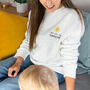 You Are My Sunshine Adult And Child Sweatshirt Top Set, thumbnail 5 of 5