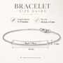Personalised Curve Bar Bracelet Engrave Name Symbol, thumbnail 2 of 10