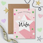 Rockstar Wife Birthday Card, thumbnail 1 of 2