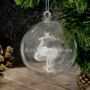 Personalised Glass Christmas Bauble, thumbnail 4 of 6