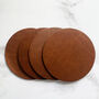 Blank Leather Coasters, thumbnail 1 of 4
