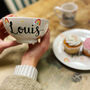 Personalised Hand Painted New Baby/ Children's Bowl, thumbnail 1 of 3