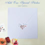 Xxxx Spring And Summer Birthday Butterfly Heart Card. Red, Pink And Yellows, thumbnail 6 of 12