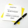 'Fill In The Details' Letterpress Birthday Card, thumbnail 2 of 2