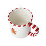 Christmas Gingerbread Lady Stoneware Festive Mug, thumbnail 4 of 5