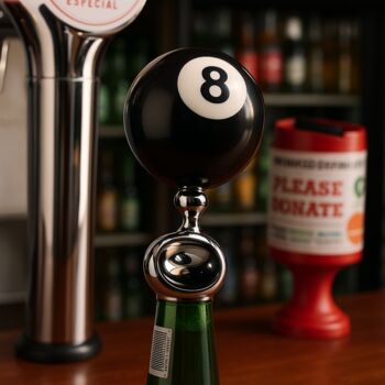 Pool Ball Bottle Opener In Personalised Gift Box, 6 of 12