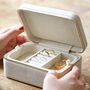 Natural Linen Jewellery Case, thumbnail 2 of 7