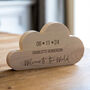 Personalised Welcome To The World Wood Cloud, thumbnail 3 of 5