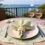 Soft Cotton Napkins Sage Green • Set Of Four, thumbnail 5 of 5