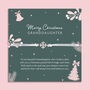 Merry Christmas Granddaughter Bracelet – Sparkling Wreath In White Gift Pouch, thumbnail 2 of 12