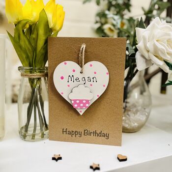 Personalised Granddaughter Birthday Card Cake Keepsake, 4 of 6