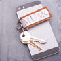 Mother's Day Luxury Leather Photo Keyring, thumbnail 2 of 4