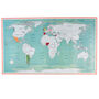 Large Scratch World Map Print 87x52cm, thumbnail 4 of 5