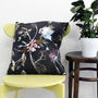 Chocolate Tone Floral Style Scatter And Sofa Cushion, thumbnail 1 of 4