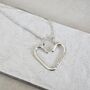 Personalised Heart Ring Keeper Necklace, thumbnail 4 of 12