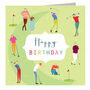 Golf Happy Birthday Card, thumbnail 2 of 5